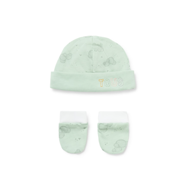 Tous Baby Pic Bruma Hat and Gloves Set T0-1M