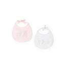 Tous Baby Bibs 2 za Pink Embroidered T0-36M