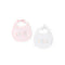 Tous Baby 2 Pink Embroidered Bibs T0-36M