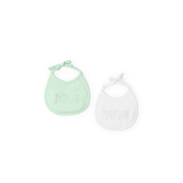 Tous Baby 2 Bruma Embroidered Bibs T0-36M