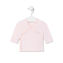 Jersey cruzado Tous Baby Solid rosa T1-3M
