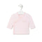 Pevný ružový prekrížený sveter Tous Baby T1-3M