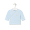 Tous Baby Plain Blue Crossed Sweater T1-3M