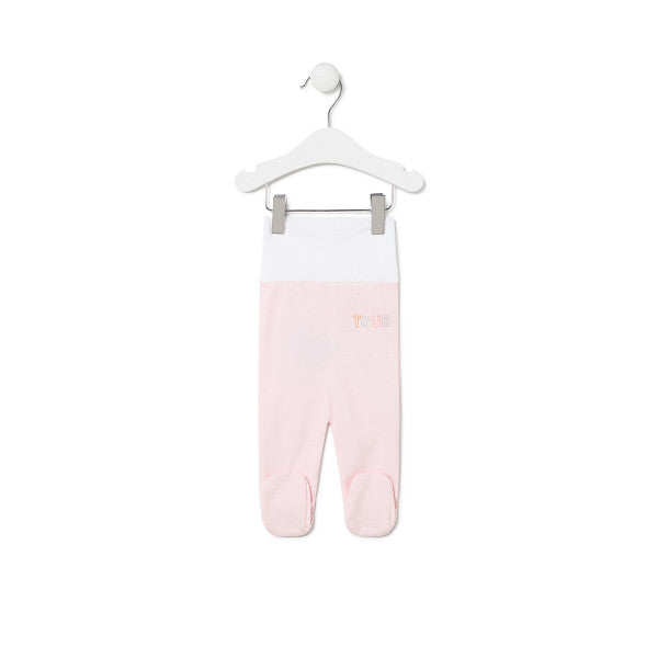 Tous Baby Pink Plain Pants T0-1M