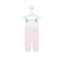 Tous嬰兒粉紅平紋褲T1-3M