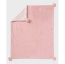 Одеяло Mayoral с помпоном розовое малышка