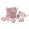 Tallytate Beach Scrunch komplekts rozā krāsā