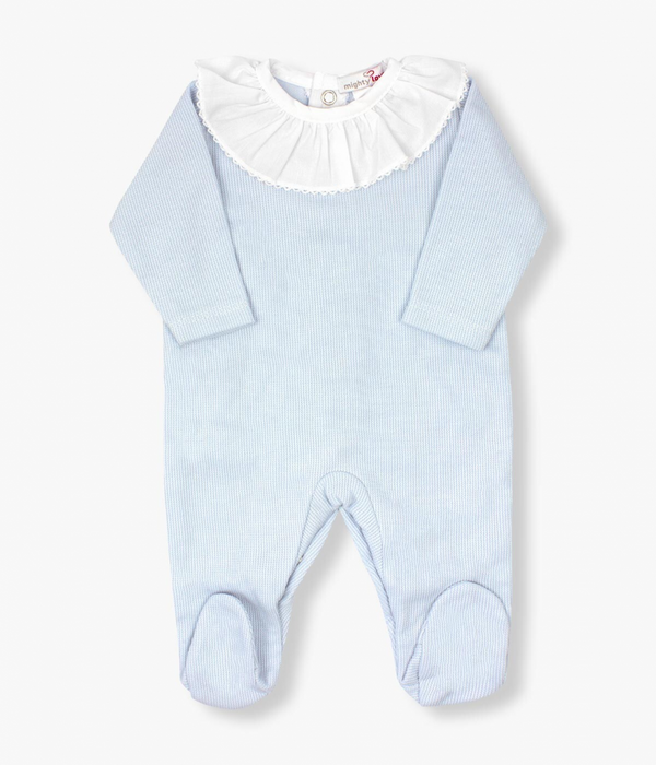 Mighty Love Babygrow Double Face Cotton Blue