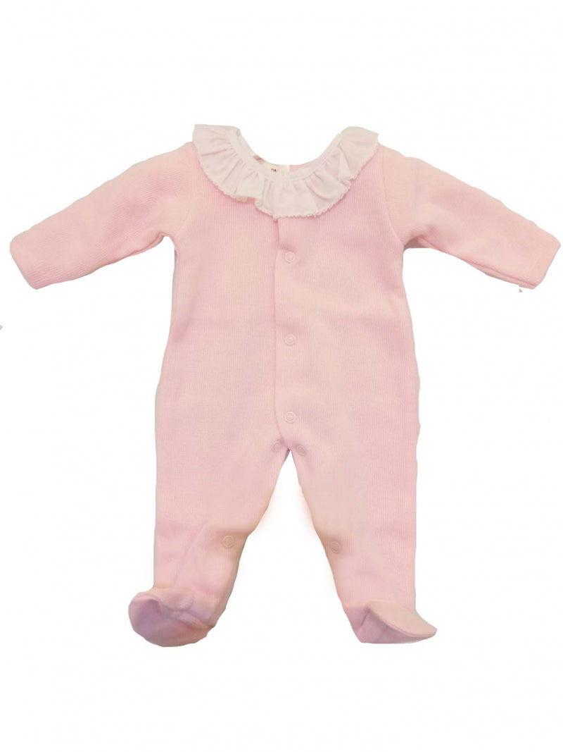 Mighty love babygrow double -sided pink cotton
