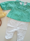 Tunika Mighty Love Babygrow 100% bavlna Pearl/Green 3m